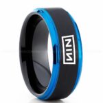 Nine Inch Nails Ring, Nine Inch Nails Wedding Band, Nine Inch Nails Wedding Ring, Nine Inch Nails Jewelry