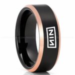 Nine Inch Nails Ring, Nine Inch Nails Wedding Band, Nine Inch Nails Wedding Ring, Nine Inch Nails Jewelry