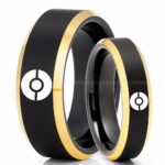 Pokémon Rings, Couple Rings, Pokémon Wedding Bands, Pokémon Wedding Rings, Pokémon Jewelry