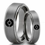 Pokémon Rings, Couple Rings, Pokémon Wedding Bands, Pokémon Wedding Rings, Pokémon Jewelry