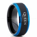Queen Ring, Queen Wedding Band, Queen Wedding Ring, Rock and Roll Jewelry