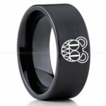 Radiohead Ring, Radiohead Wedding Band, Radiohead Wedding Ring, Radiohead Jewelry