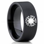 Red Hot Chili Peppers Ring, Red Hot Chili Peppers Wedding Band, Red Hot Chili Peppers Wedding Ring, Red Hot Chili Peppers Jewelry