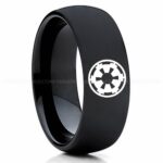 Galactic Empire Ring, Star Wars Ring, Star Wars Wedding Band, Star Wars Wedding Ring
