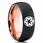 Galactic Empire Ring, Star Wars Ring, Star Wars Wedding Band, Star Wars Wedding Ring