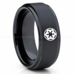 Galactic Empire Ring, Star Wars Ring, Star Wars Wedding Band, Star Wars Wedding Ring