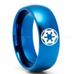 Galactic Empire Ring, Star Wars Ring, Star Wars Wedding Band, Star Wars Wedding Ring