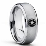 Galactic Empire Ring, Star Wars Ring, Star Wars Wedding Band, Star Wars Wedding Ring