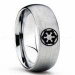 Galactic Empire Ring, Star Wars Ring, Star Wars Wedding Band, Star Wars Wedding Ring