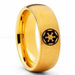 Galactic Empire Ring, Star Wars Ring, Star Wars Wedding Band, Star Wars Wedding Ring