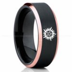 Supernatural Ring, Supernatural Wedding Band, Supernatural Wedding Ring, Supernatural Jewelry