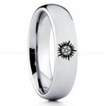 Supernatural Ring, Supernatural Wedding Band, Supernatural Wedding Ring, Supernatural Jewelry