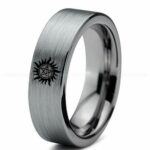 Supernatural Ring, Supernatural Wedding Band, Supernatural Wedding Ring, Supernatural Jewelry