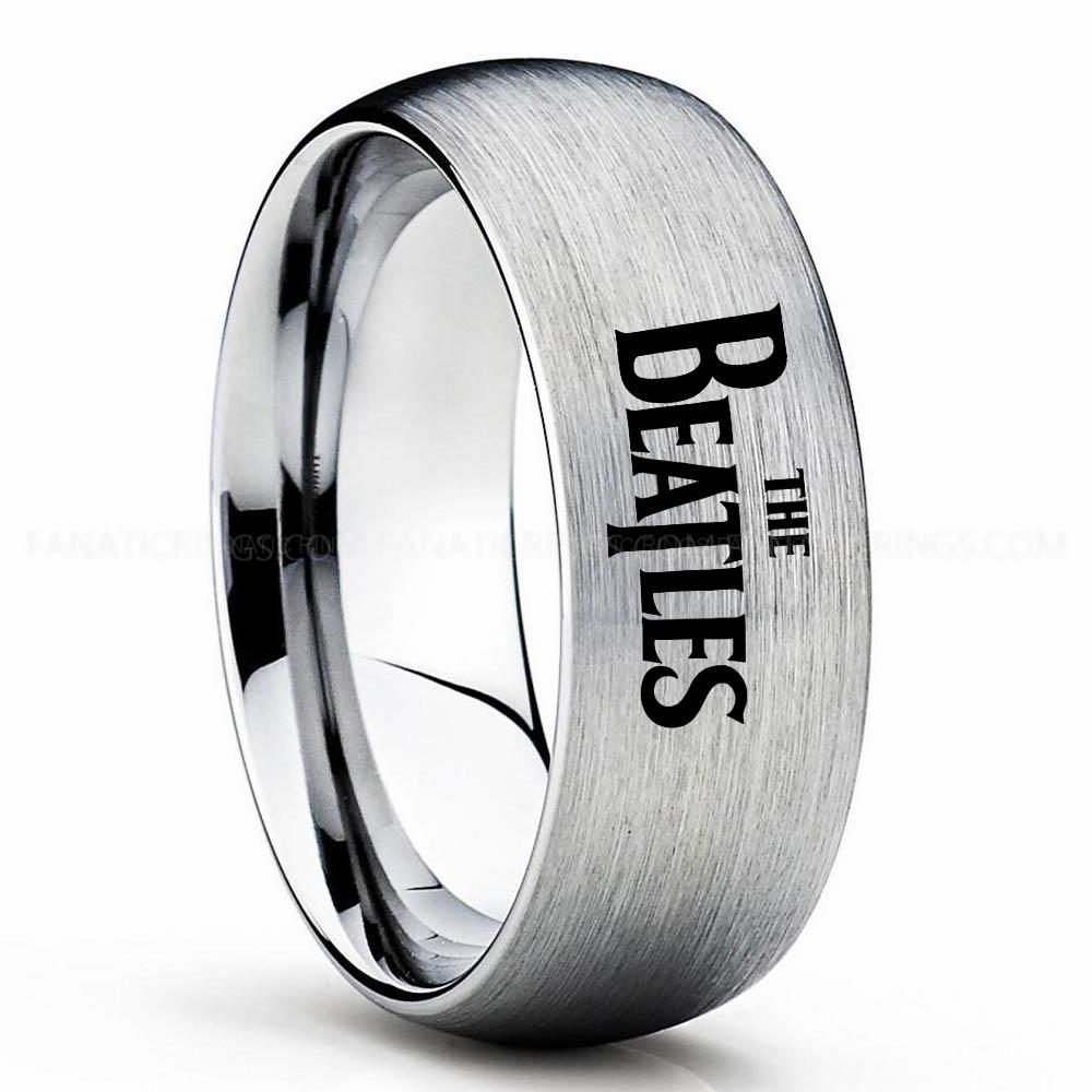 The Beatles Silver Beatles Ring, Beatles Wedding Band, Beatles Wedding Ring, Beatles Jewelry - Image 1