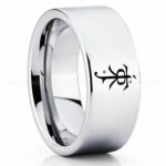 Tolkien Ring, LOTR Ring, Tolkien Wedding Band, Tolkien Wedding Ring, Tolkien Jewelry
