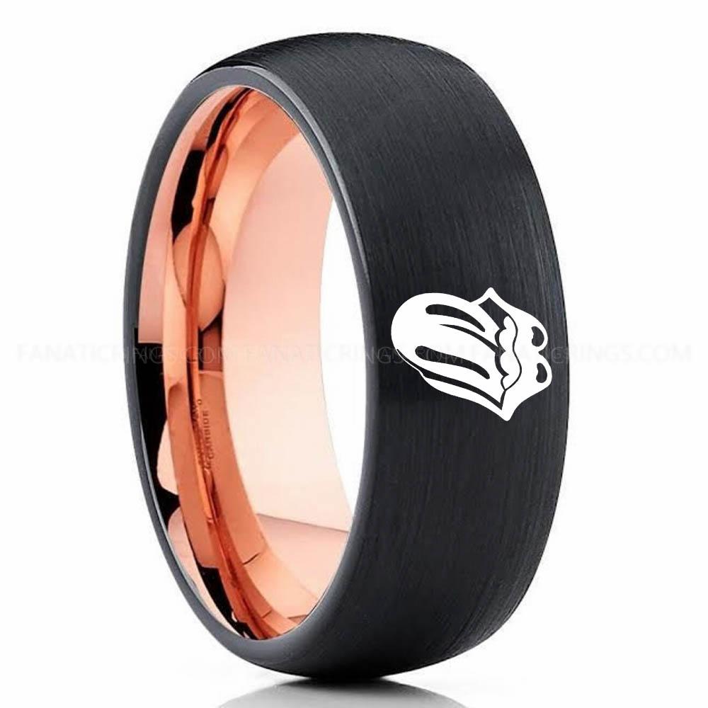Tounge Black Pink 3 Rolling Stones Ring, Rolling Stones Wedding Band, Rolling Stones Wedding Ring, Rock and Roll Jewelry - Image 1