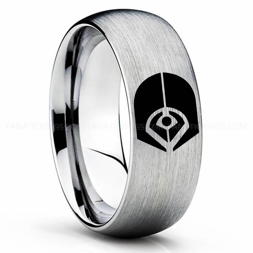 1 Klingon Silver Ferengi Alliance Ring, Star Trek Ring, Star Trek Wedding Ring, Star Trek Wedding Band, Ferengi Wedding Ring, Star Trek Jewelry - Image 1