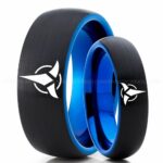 Klingon Ring, Star Trek Ring, Star Trek Wedding Ring, Star Trek Wedding Band, Klingon Wedding Ring, Star Trek Jewelry