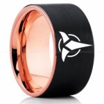 Klingon Ring, Star Trek Ring, Star Trek Wedding Ring, Star Trek Wedding Band, Klingon Wedding Ring, Star Trek Jewelry