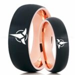 Klingon Ring, Star Trek Ring, Star Trek Wedding Ring, Star Trek Wedding Band, Klingon Wedding Ring, Star Trek Jewelry