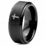Cross Ring, Holy Trinity Ring, Holy Cross Wedding Ring, Cross Wedding Band, Religion Jewelry