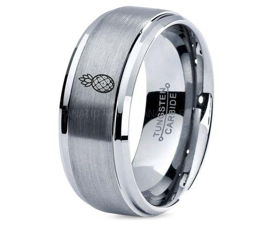 8966be7a1eeacbaaa4e36d29054f8fea Pineapple Ring, Pineapple Jewelry, Pineapple Wedding Ring, Pineapple Wedding Band - Image 1