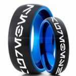 Aurebesh Ring, Star Wars Ring, Star Wars Wedding Band, Star Wars Wedding Ring, Aurebesh Wedding Band