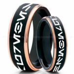 Aurebesh Ring, Star Wars Ring, Star Wars Wedding Band, Star Wars Wedding Ring, Aurebesh Wedding Band