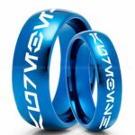 Aurebesh Ring, Star Wars Ring, Star Wars Wedding Band, Star Wars Wedding Ring, Aurebesh Wedding Band