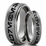 Aurebesh Ring, Star Wars Ring, Star Wars Wedding Band, Star Wars Wedding Ring, Aurebesh Wedding Band