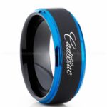 Cadillac Ring, Cadillac Wedding Ring, Cadillac Wedding Band, Auto Racing Ring, Cadillac Jewelry