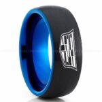 Cadillac Ring, Cadillac Wedding Ring, Cadillac Wedding Band, Auto Racing Ring, Cadillac Jewelry