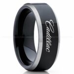 Cadillac Ring, Cadillac Wedding Ring, Cadillac Wedding Band, Auto Racing Ring, Cadillac Jewelry