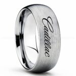 Cadillac Ring, Cadillac Wedding Ring, Cadillac Wedding Band, Auto Racing Ring, Cadillac Jewelry