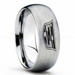 Cadillac Ring, Cadillac Wedding Ring, Cadillac Wedding Band, Auto Racing Ring, Cadillac Jewelry