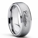 Cadillac Ring, Cadillac Wedding Ring, Cadillac Wedding Band, Auto Racing Ring, Cadillac Jewelry