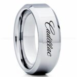 Cadillac Ring, Cadillac Wedding Ring, Cadillac Wedding Band, Auto Racing Ring, Cadillac Jewelry