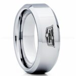 Cadillac Ring, Cadillac Wedding Ring, Cadillac Wedding Band, Auto Racing Ring, Cadillac Jewelry