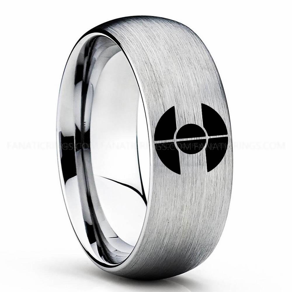 Dune 2 Silver Fremen Ring, Fremen Wedding Ring, Fremen Wedding Band, Dune Wedding Ring, Dune Jewelry - Image 1