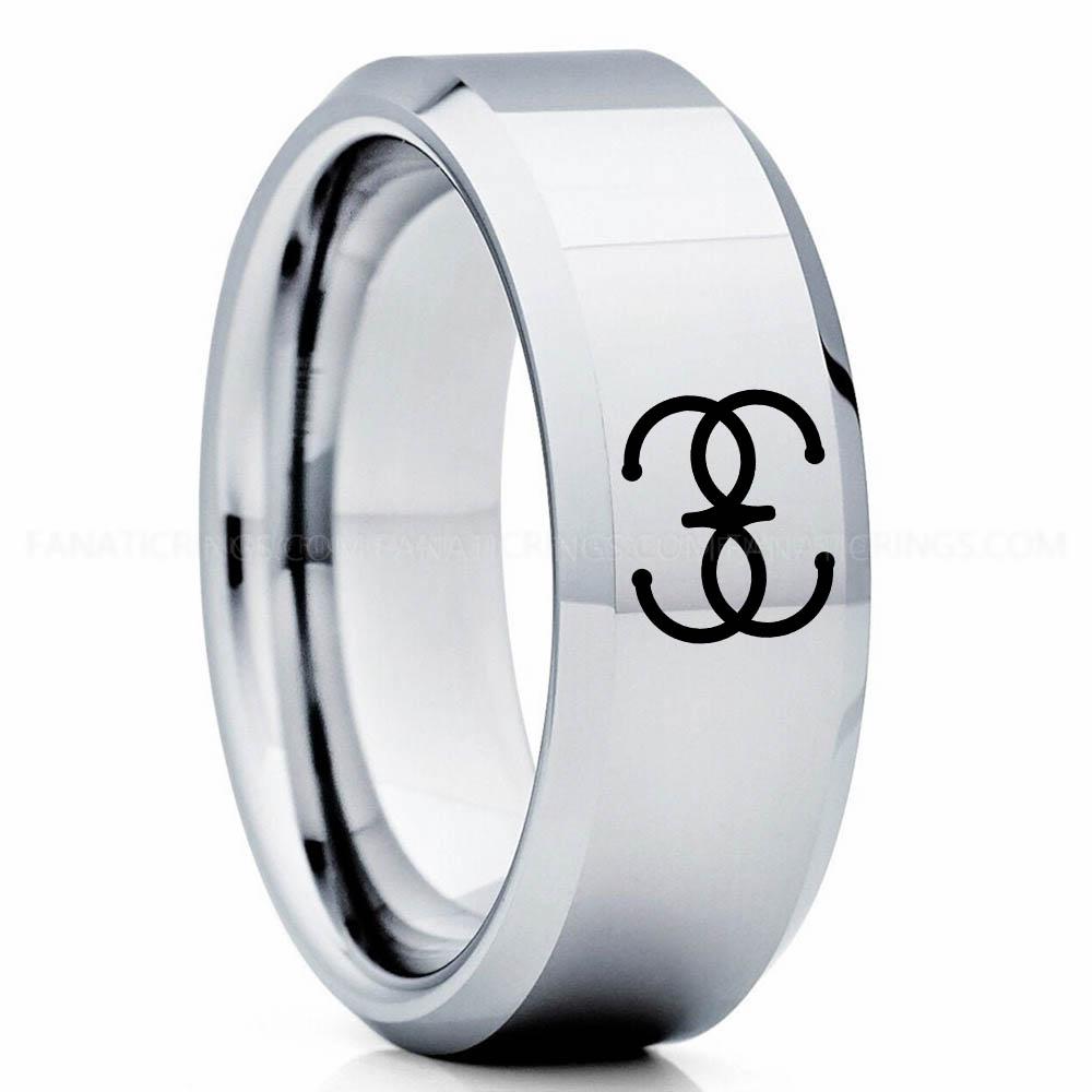 Dune 4 Silver 3 Bene Gesserit Ring, Dune Ring, Dune Wedding Band, Dune Wedding Ring, Dune Jewelry - Image 1