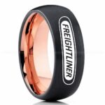 Freightliner Ring, Freightliner Trucks Ring, Trucker Ring, Freightliner Wedding Band, Freightliner Wedding Ring
