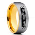 Freightliner Ring, Freightliner Trucks Ring, Trucker Ring, Freightliner Wedding Band, Freightliner Wedding Ring