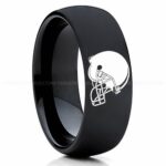 Browns Ring, Browns Wedding Band, Browns Wedding Ring, Browns Jewelry, Football Ring, Football Wedding Band