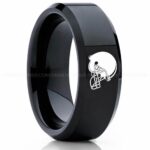 Browns Ring, Browns Wedding Band, Browns Wedding Ring, Browns Jewelry, Football Ring, Football Wedding Band