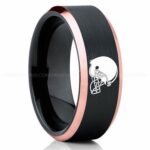 Browns Ring, Browns Wedding Band, Browns Wedding Ring, Browns Jewelry, Football Ring, Football Wedding Band