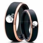 Browns Ring, Browns Wedding Band, Browns Wedding Ring, Browns Jewelry, Football Ring, Football Wedding Band