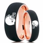 Browns Ring, Browns Wedding Band, Browns Wedding Ring, Browns Jewelry, Football Ring, Football Wedding Band