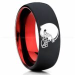 Browns Ring, Browns Wedding Band, Browns Wedding Ring, Browns Jewelry, Football Ring, Football Wedding Band