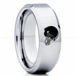 Browns Ring, Browns Wedding Band, Browns Wedding Ring, Browns Jewelry, Football Ring, Football Wedding Band