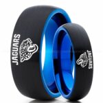 Jaguars Ring, Jaguars Wedding Band, Jaguars Wedding Ring, Jaguars Jewelry, Football Ring, Football Wedding Band